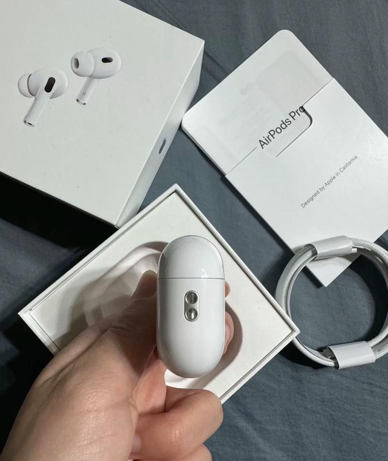The new generation of wireless Bluetooth earbuds, AirPods Pro 2
