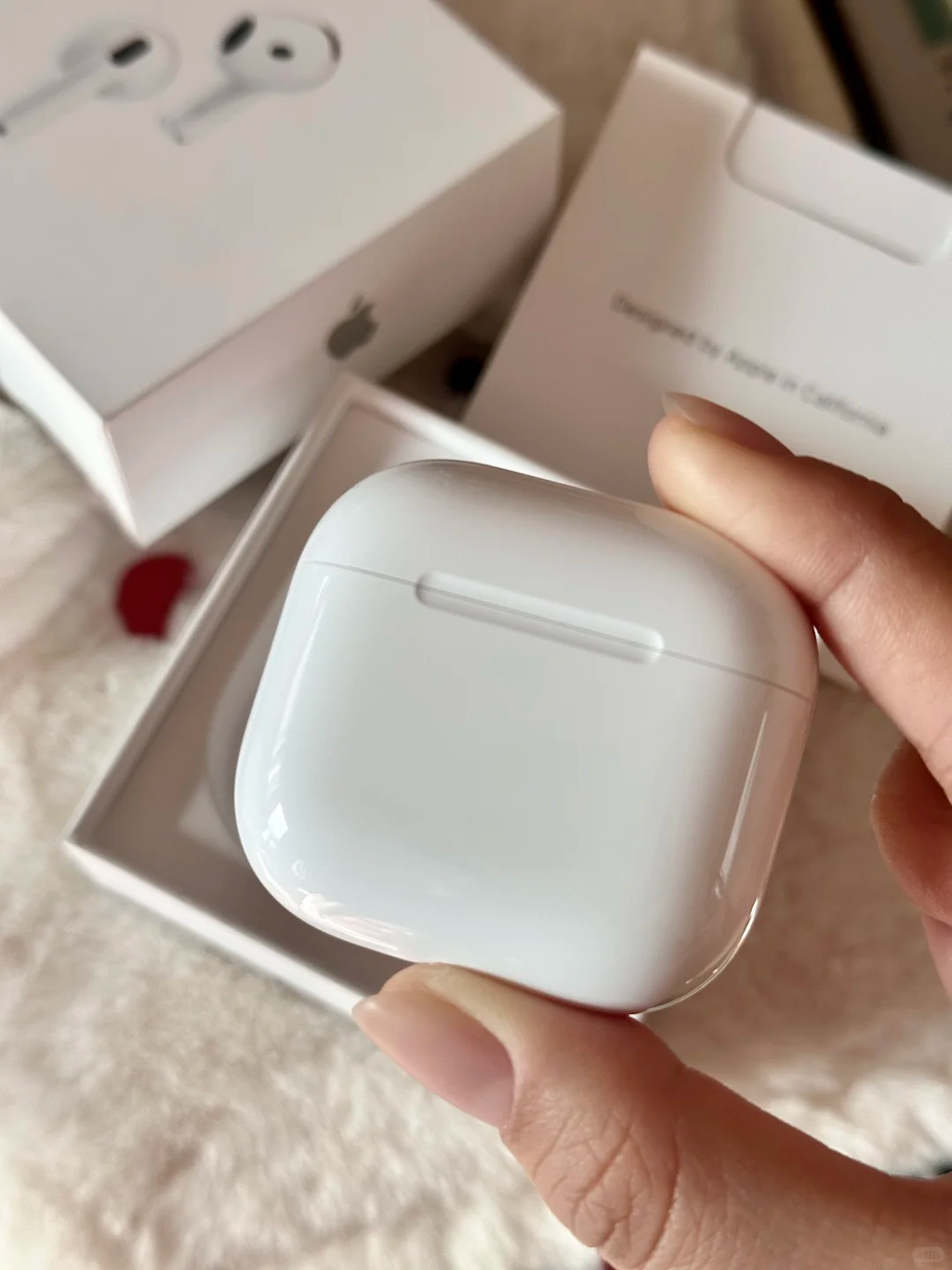 The all-new generation of wireless Bluetooth earbuds, AirPods 4