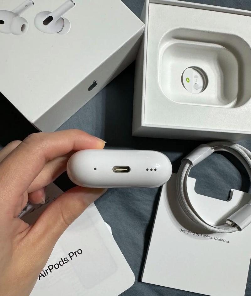 The new generation of wireless Bluetooth earbuds, AirPods Pro 2