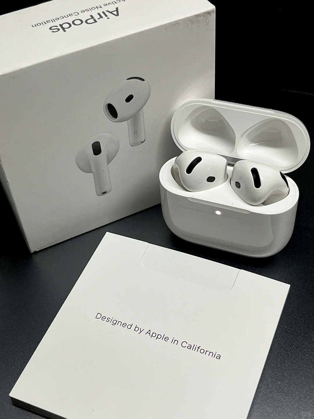 The all-new generation of wireless Bluetooth earbuds, AirPods 4
