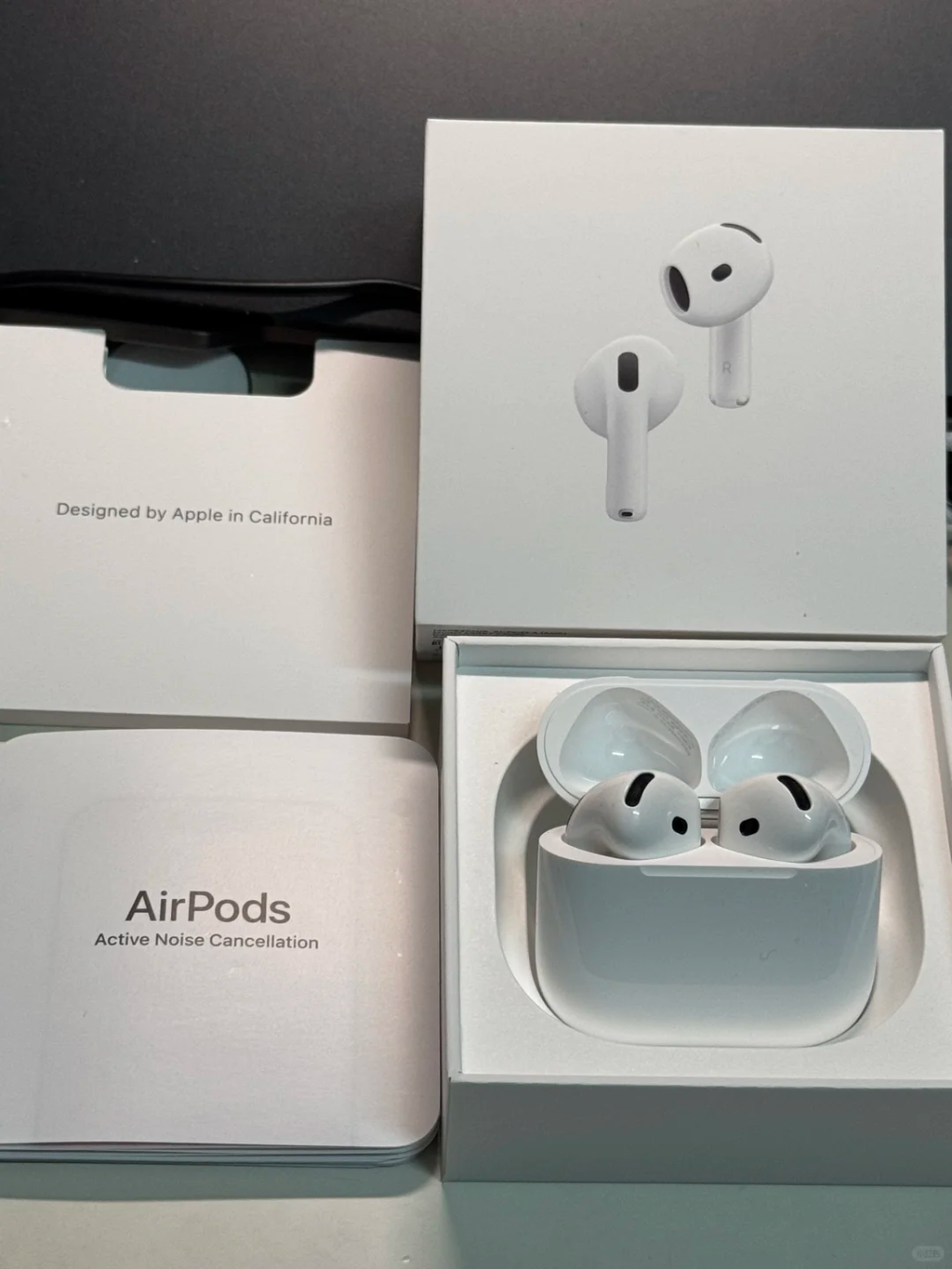 The all-new generation of wireless Bluetooth earbuds, AirPods 4