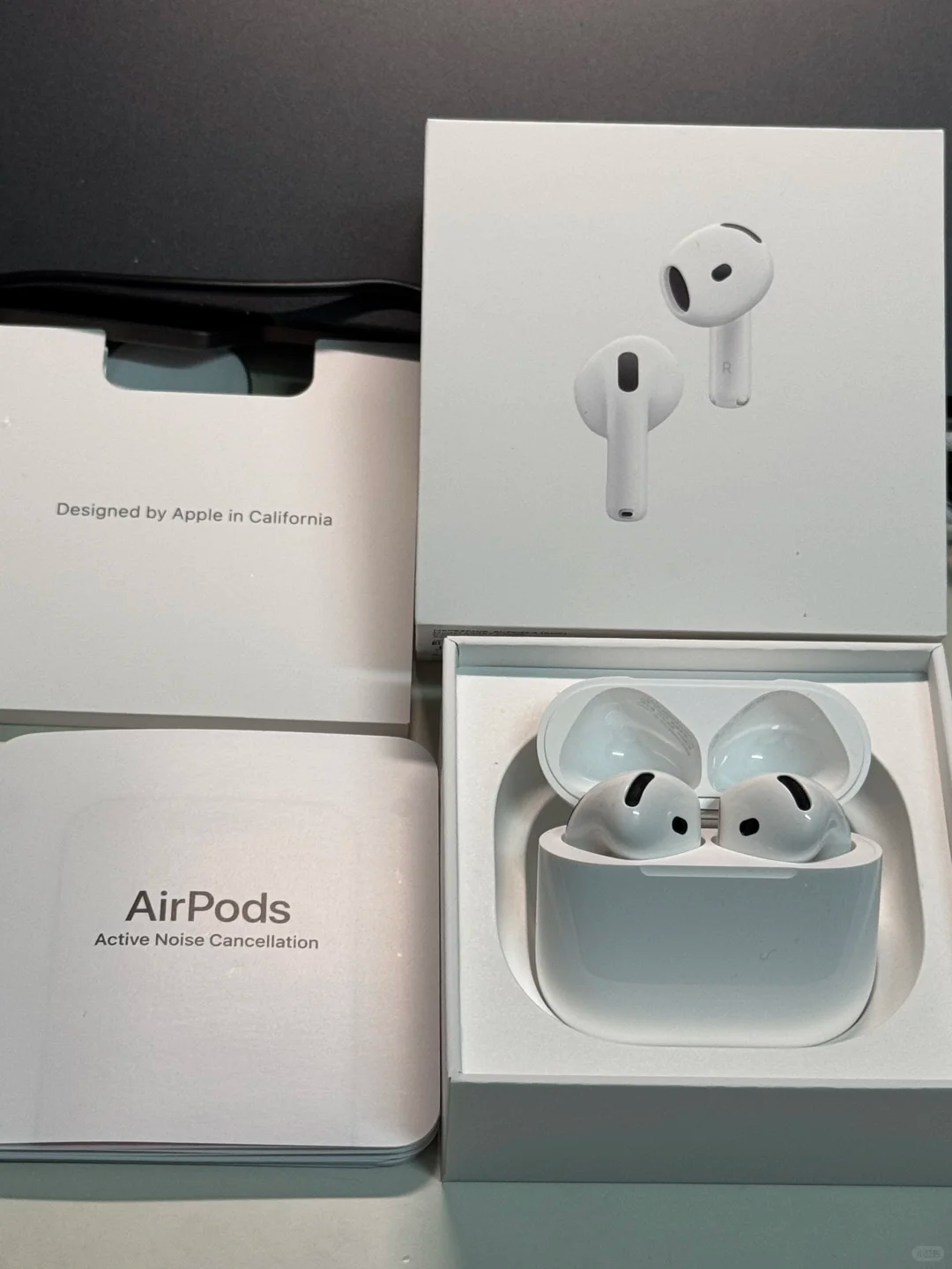 The all-new generation of wireless Bluetooth earbuds, AirPods 4