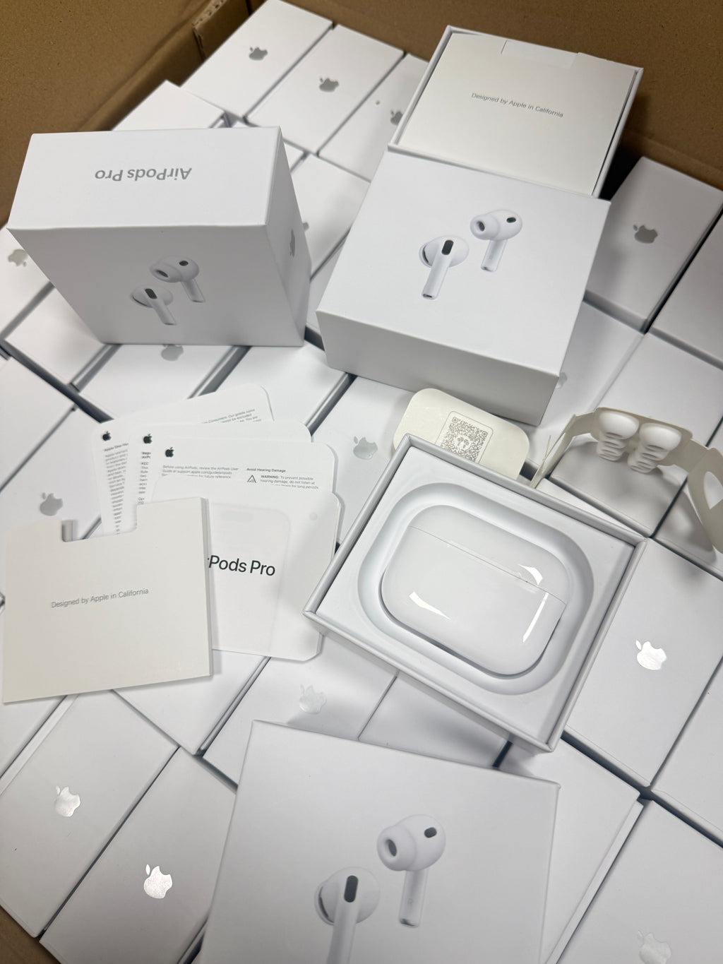 The new generation of wireless Bluetooth earbuds, AirPods Pro 3