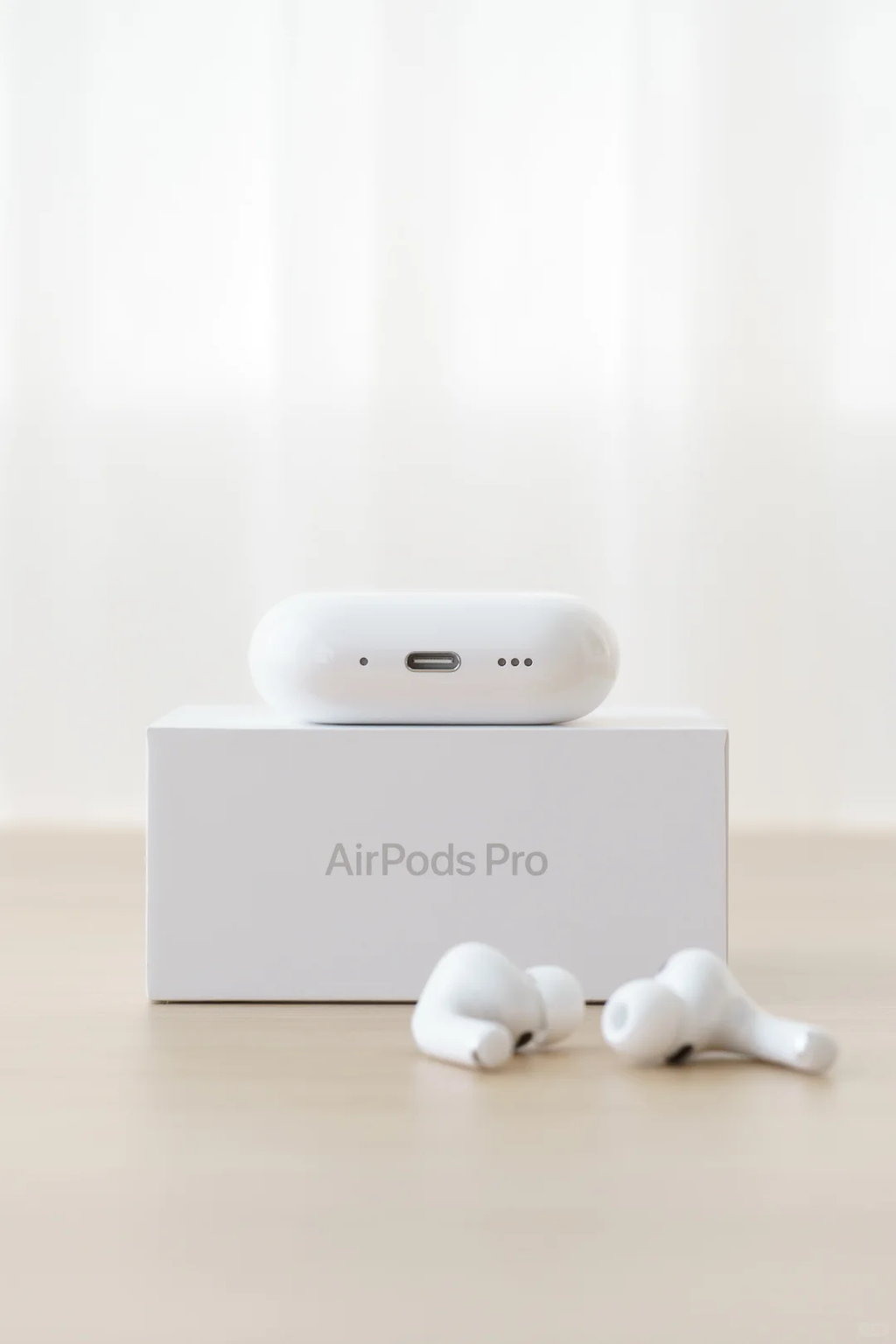 The new generation of wireless Bluetooth earbuds, AirPods Pro 3